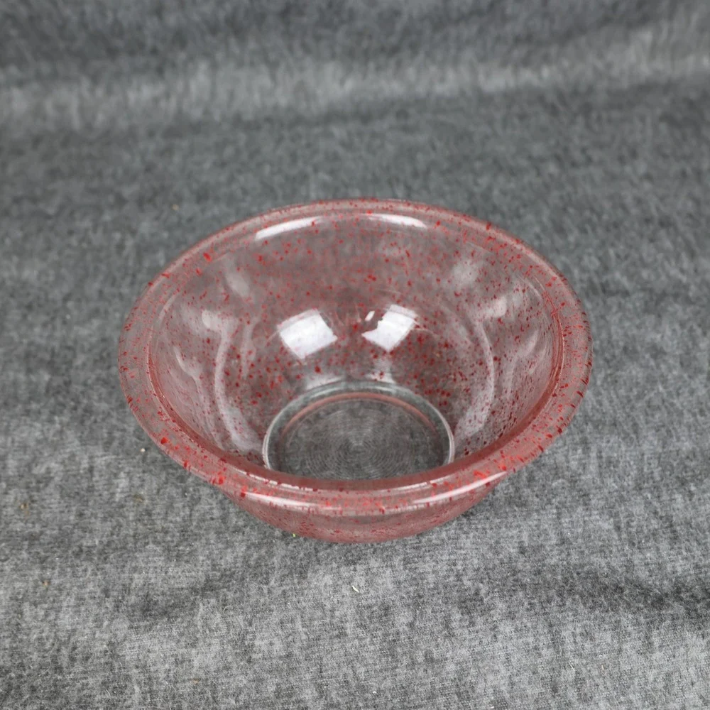 Pyrex red speckled